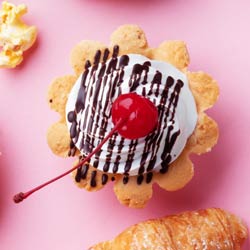 Cherry-topped tart