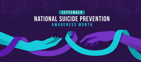 National Suicide Prevention Awareness Month banner.