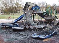 Playground Vandalism
