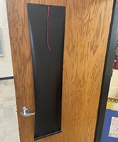Classroom Door Lockdown Shades